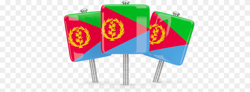 Illustration Of Flag Of Eritrea, Food, Sweets, First Aid, Candy Png Image