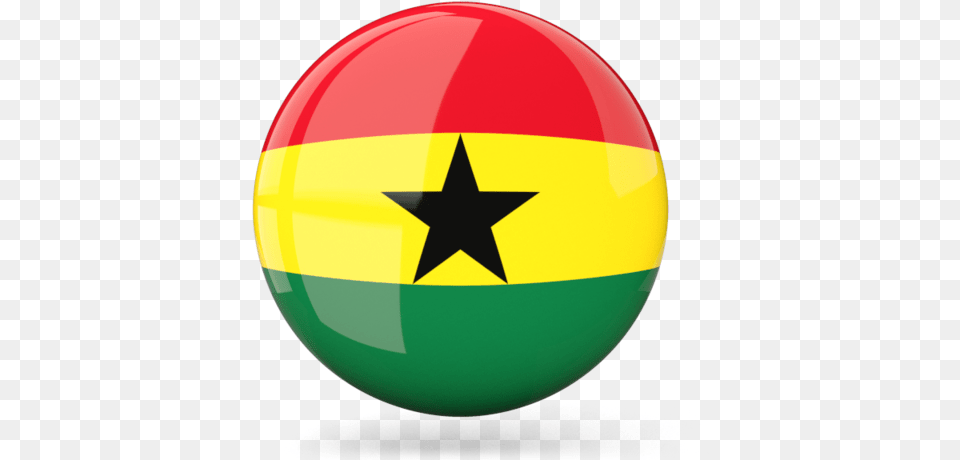 Illustration Of Flag Of Ghana Flag Of Ghana, Sphere, Symbol, Star Symbol, Logo Png