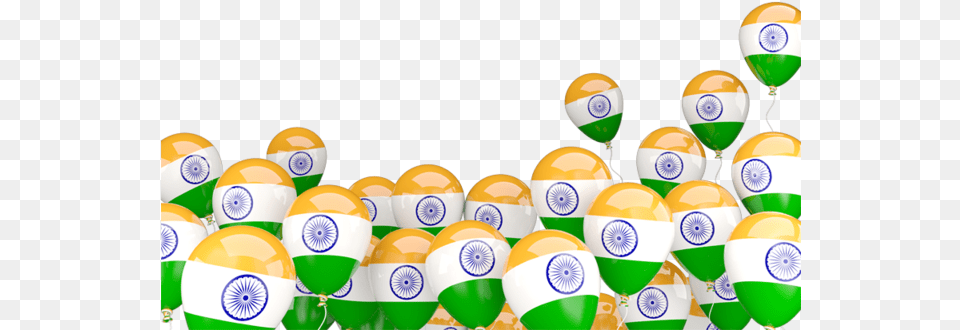 Illustration Of Flag Of India Format Indian Flag, Balloon, People, Person, Crowd Png Image