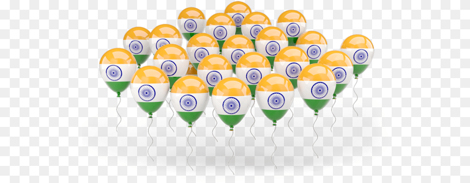 Illustration Of Flag Of India Indian Flag Colour Balloon, Tape Free Png Download