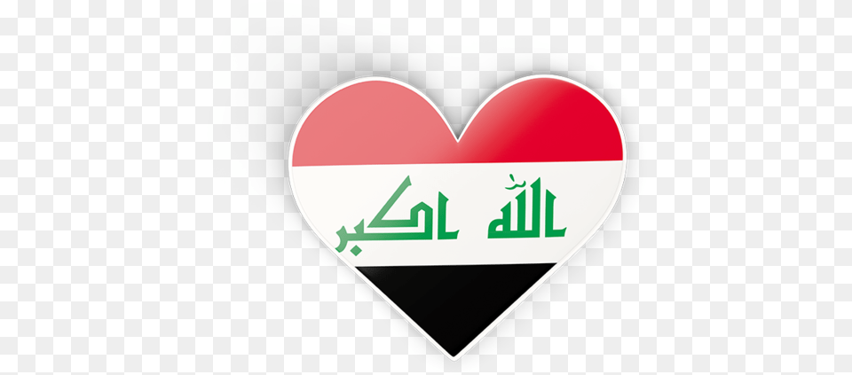 Illustration Of Flag Of Iraq, Heart, Food, Ketchup Png Image