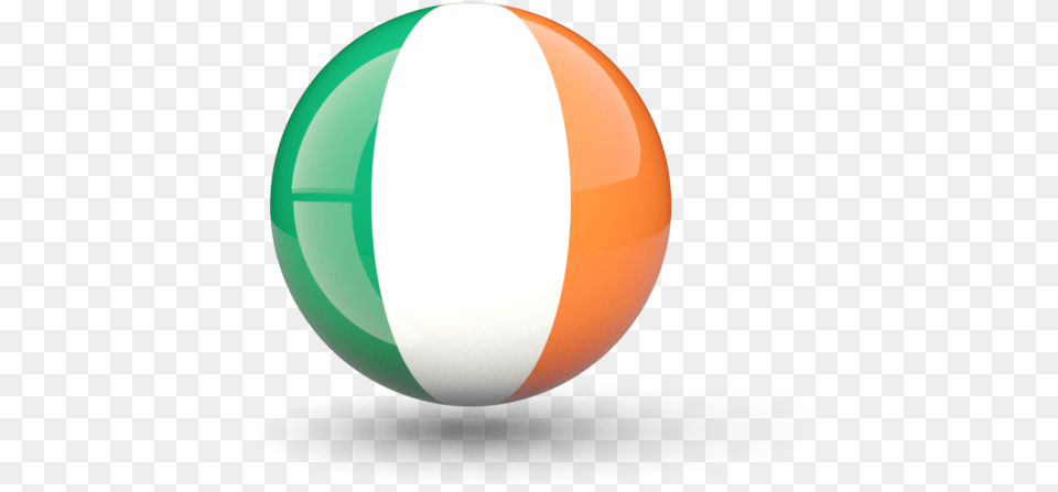 Illustration Of Flag Of Ireland Ireland Flag Ball, Sphere, Astronomy, Moon, Nature Free Png Download