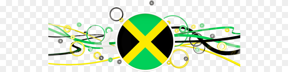 Illustration Of Flag Of Jamaica Flag, Art, Graphics Free Png Download