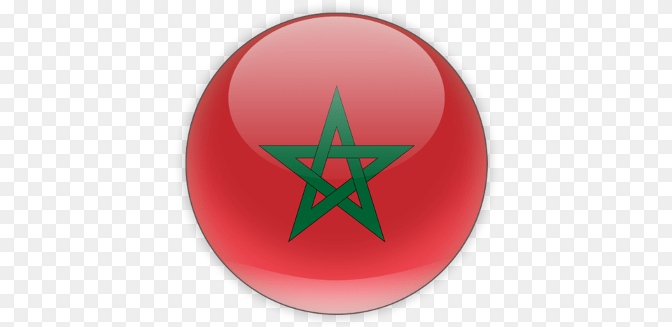 Illustration Of Flag Of Morocco Morocco Flag, Sphere, Symbol, Star Symbol, Astronomy Free Transparent Png