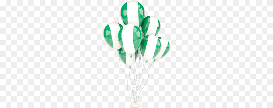 Illustration Of Flag Of Nigeria Nigerian Flag Balloons, Balloon Free Png