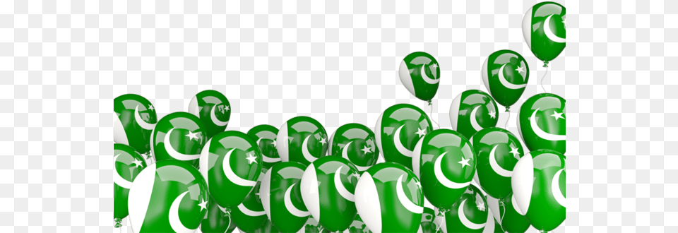 Illustration Of Flag Of Pakistan Pakistani Flag Balloon, Green, People, Person, Crowd Png Image