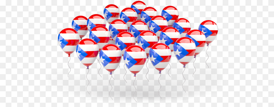 Illustration Of Flag Of Puerto Rico Puerto Rico Balloons, Balloon, Aircraft, Transportation, Vehicle Free Png Download