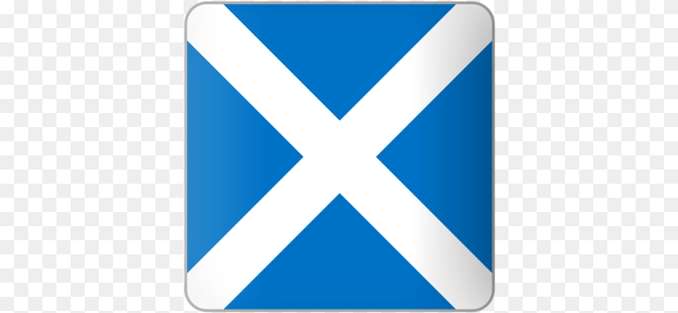 Illustration Of Flag Of Scotland Triangle Free Transparent Png