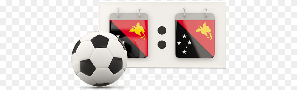 Illustration Of Flag Papua New Guinea Papua New Guinea Flag, Ball, Football, Soccer, Soccer Ball Free Png