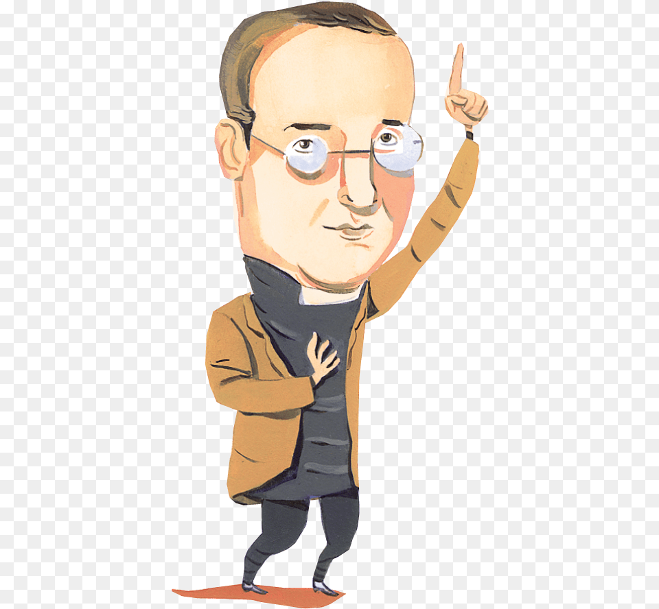 Illustration Of George Lemaitre With Finger Pointing Cartoon, Body Part, Person, Hand, Baby Free Png