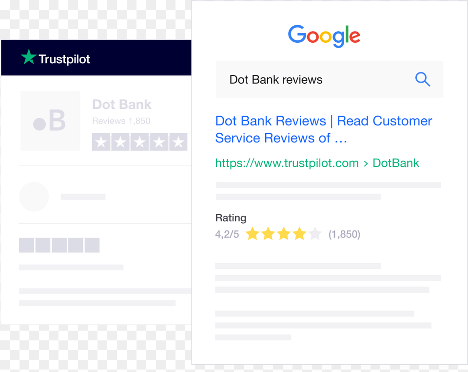 Illustration Of How A Trustpilot Company Profile Can Google, File, Page, Text, Webpage Free Png