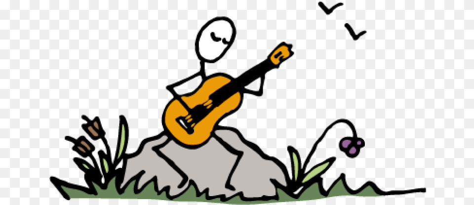 Illustration Of Improvise, Guitar, Musical Instrument, Person, Bass Guitar Png Image