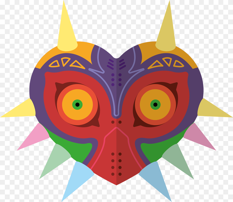 Illustration Of Majora S Mask From The Legend Of Zelda Illustration, Art, Graphics, Baby, Person Free Transparent Png