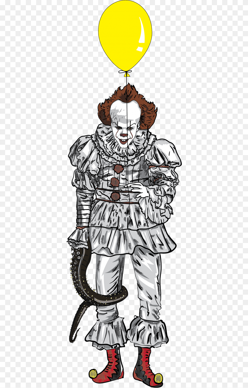 Illustration Of Pennywise The Clown From The New Movie, Publication, Book, Comics, Person Png
