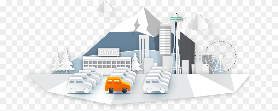 Illustration Of Several Cars Lined Up In Front A Car Car, Ice, Outdoors, Machine, Wheel Free Png