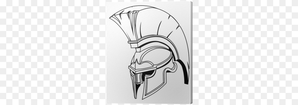 Illustration Of Spartan Roman Greek Trojan Or Gladiator Spartan Greek Molon Labe Come And Take, Art, Drawing, Helmet Free Png Download