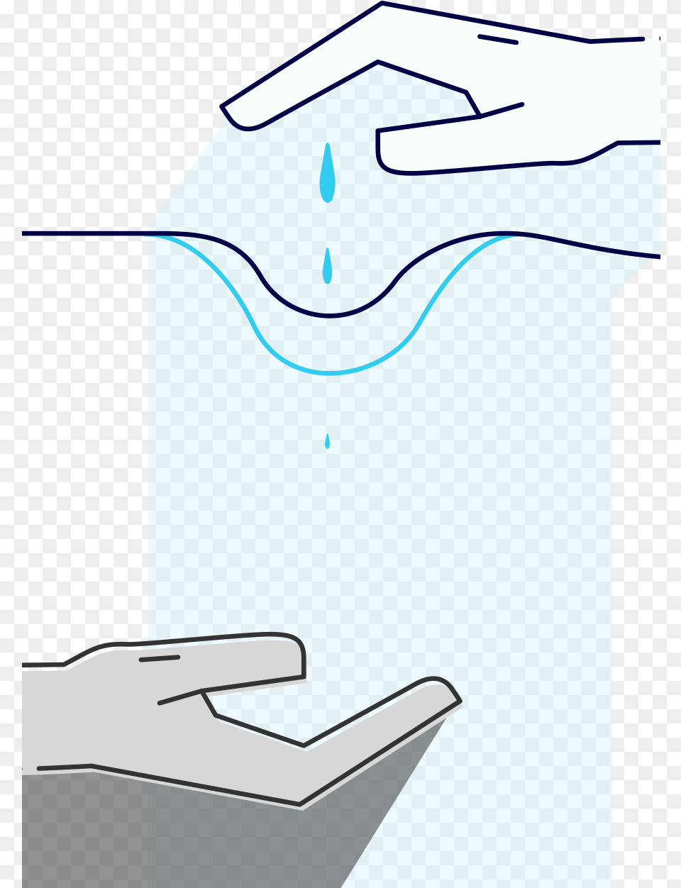 Illustration Of Two Hands One Supplies The Other With, Ice, Outdoors, Nature, Architecture Free Transparent Png