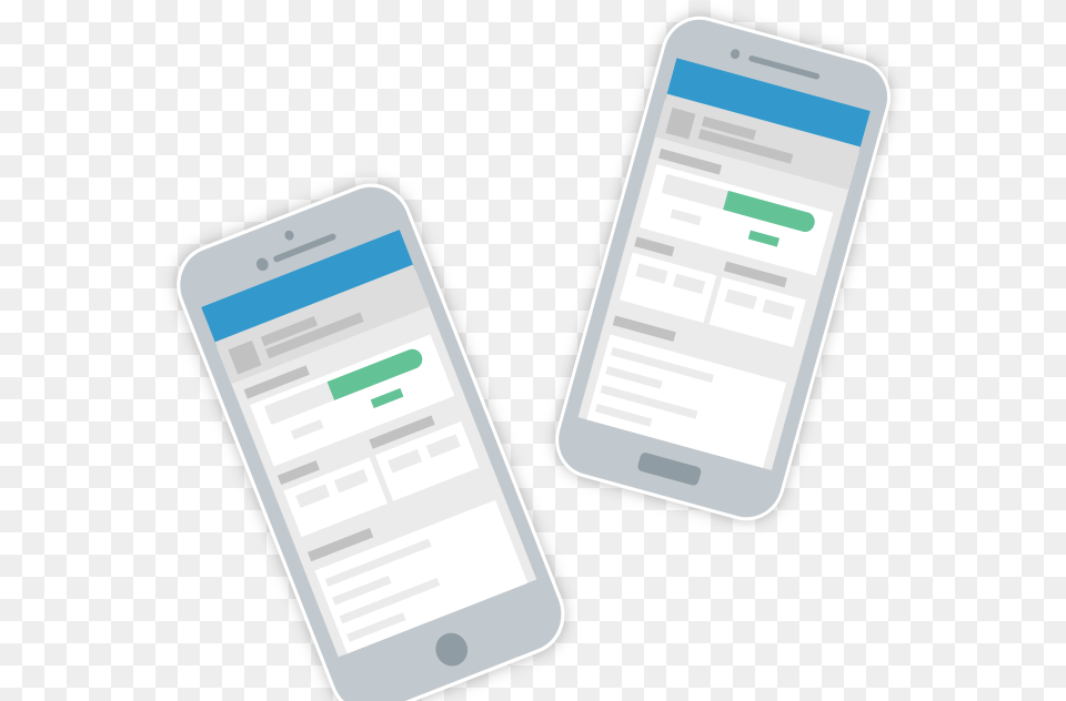Illustration Of Two Mobiles Showing Cezanne Hr Software Android 2 Mobile, Text, Electronics, Mobile Phone, Phone Free Png Download