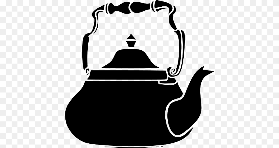 Illustration Of Vintage Tea Kettle, Cookware, Pot, Pottery, Teapot Free Png