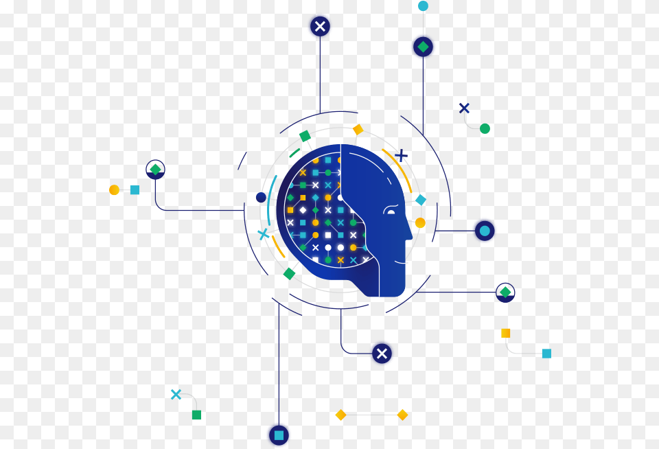Illustration Of Visa S Artificial Intelligence Circle, Cad Diagram, Diagram Free Png