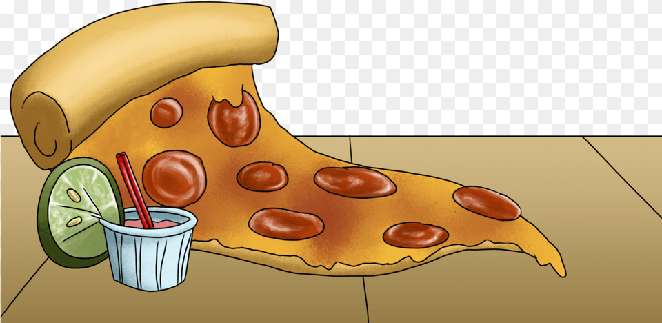 Illustration Pizza Design Art Artists On Tumblr, Food, Fruit, Plant, Produce Free Png Download