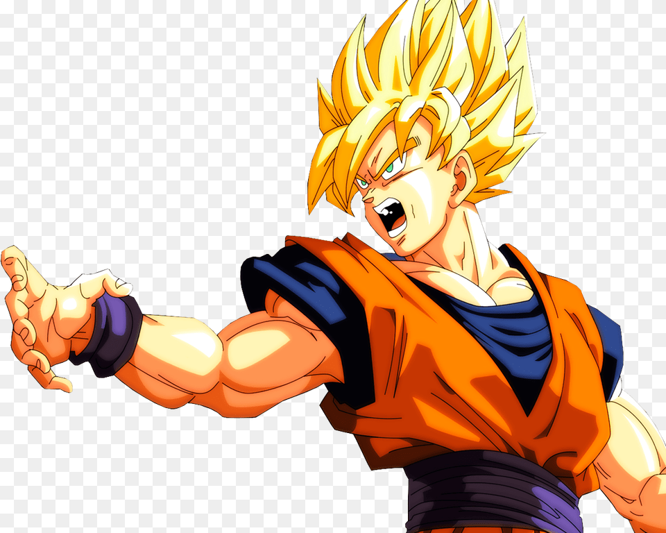 Illustration Sangoku Dragon Ball Z Danger, Book, Comics, Publication, Baby Png Image