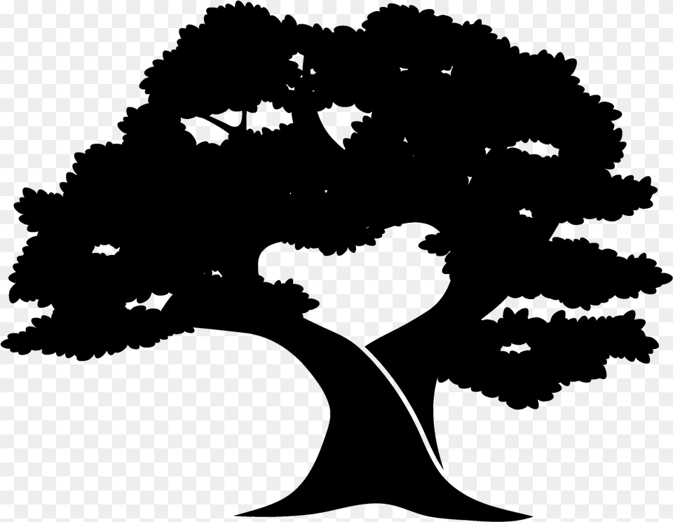 Illustration Tree, Gray Png Image