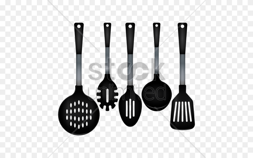 Illustrationkitchen And Whitemetal Spatula Set, Cutlery Png Image