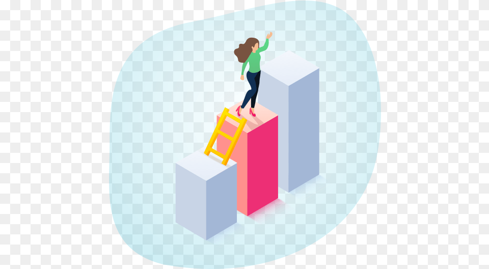 Illustrations Concept Ladder People Art Illustratioin Graphic Design, Person, Cleaning Free Png Download