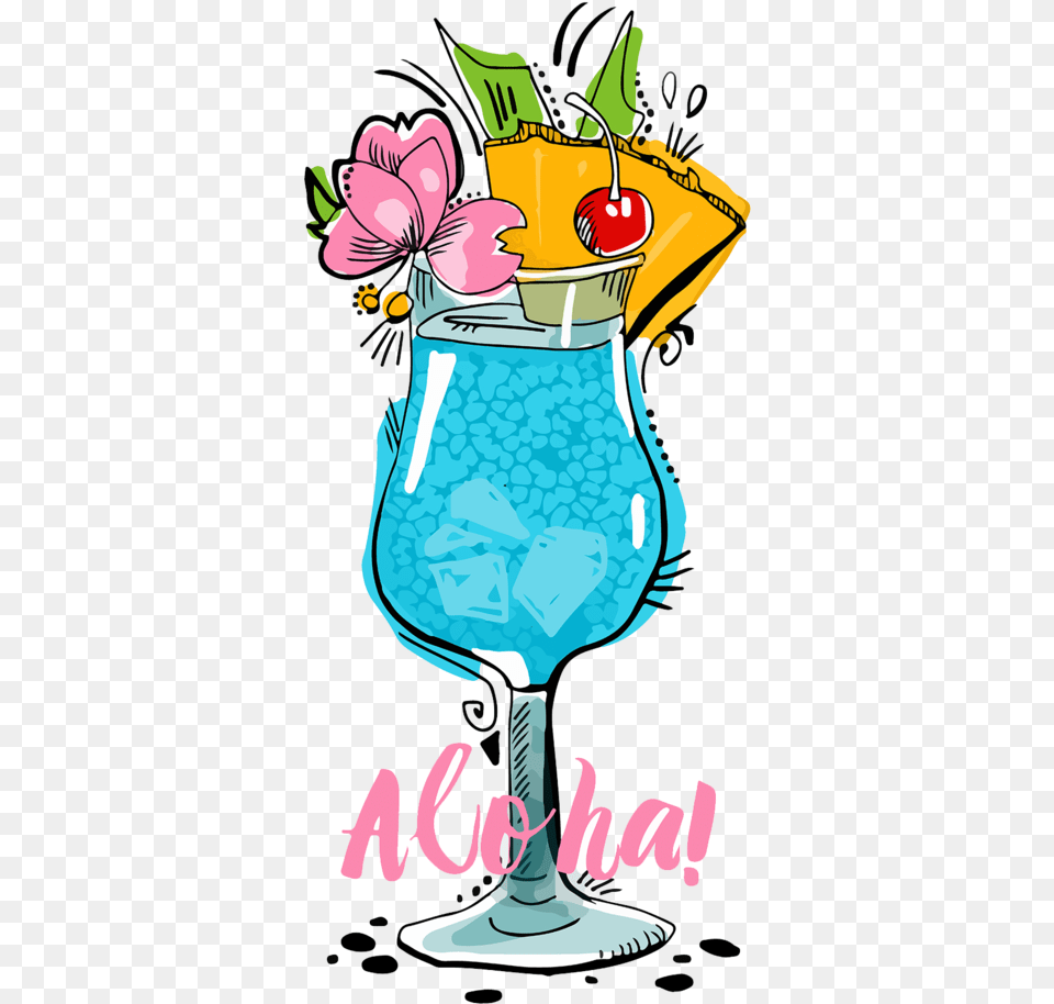 Illustrations U2014 Renee Ciufo Illustration Aloha, Alcohol, Beverage, Cocktail, Glass Png Image