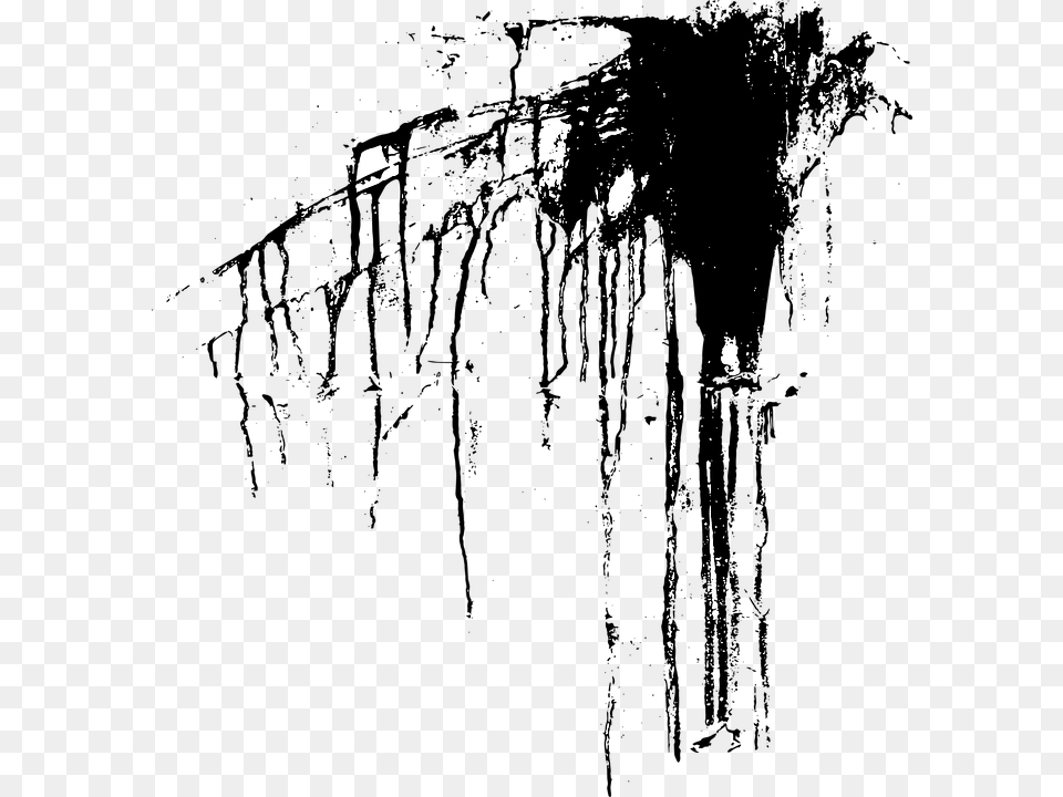 Illustrations Vector Paintbrush Images Splatter Paint Dripping Black, Wall, Architecture, Building, City Free Png
