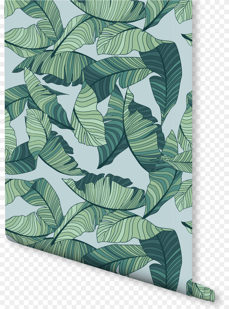 Illustrative Banana Leaf Wallpaper Tropical Wallpaper Pink, Plant Free Png Download