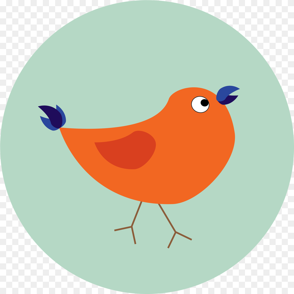 Illustrator Flat Icons Smartphone And Bird Skillshare Old World Flycatchers, Animal, Beak Free Png