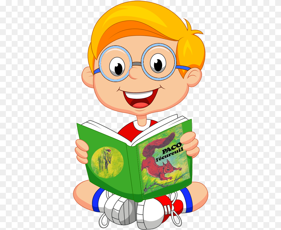 Illustrator Of Children And Clipart Reading Clipart, Book, Comics, Person, Publication Free Png Download