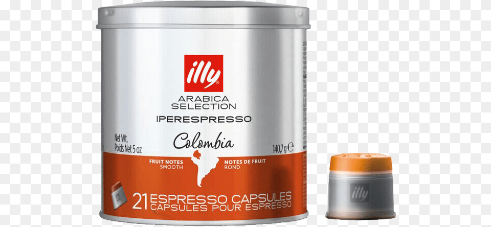 Illy Coffee, Tin, Bottle, Shaker, Can Png Image