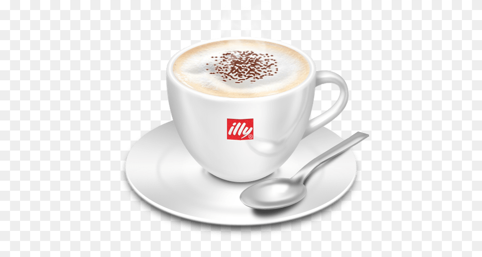 Illy Coffee, Beverage, Coffee Cup, Cup, Cutlery Png