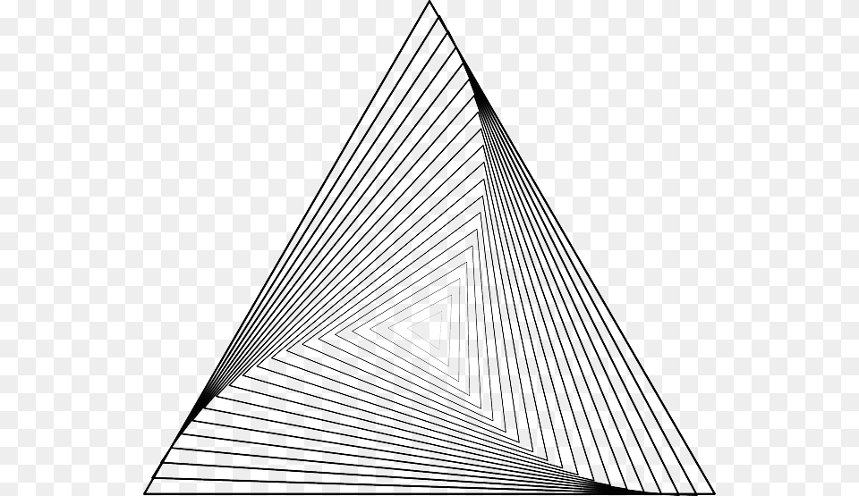 Ilusion Optica Con Triangulos, Triangle, Architecture, Building, Tower Png