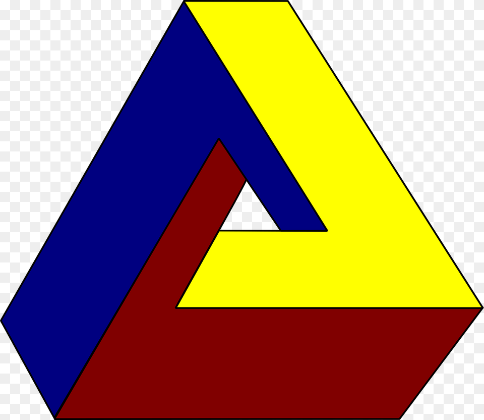 Ilusion Optica Del Triangulo, Triangle Png