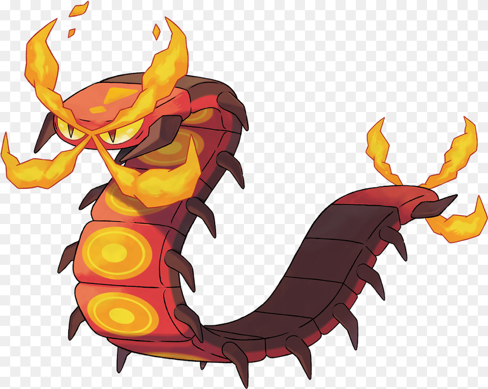 Ilustracin De Centiskorch Pokemon Centiskorch, Dragon, Person Png Image