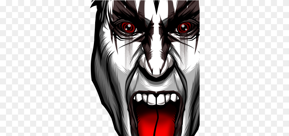 Im A Big Fan Of Kiss Band And Wanted To Show Some Tribute Kiss Gene Simmons Face Iphone 7 Plus Phone Case, Book, Comics, Publication, Adult Png Image