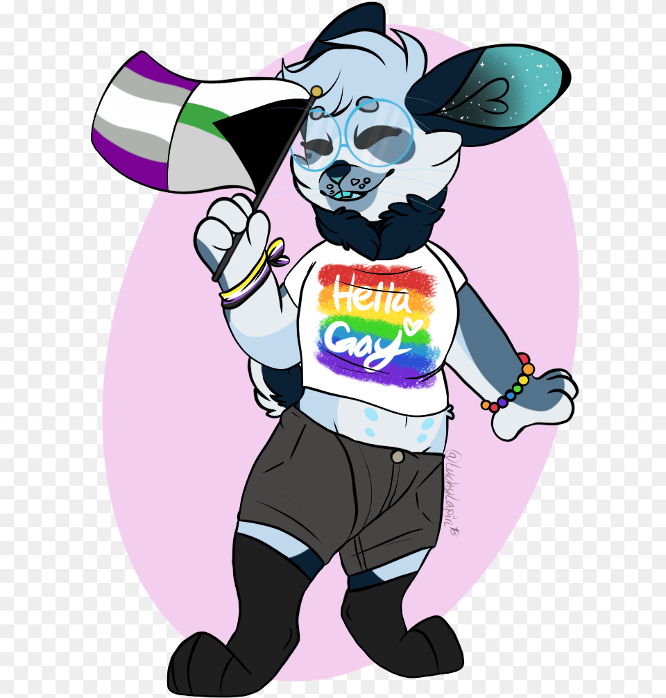 Im A Big Gay Furry Who Draws Their Fursona In Shorts, Baby, Person, Photography, Book Free Png Download