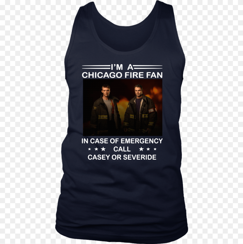 Im A Chicago Fire Fan In Case Of Emergency Call Casey 49ers Hot Boyz T Shirt, Vest, Clothing, Person, Man Png