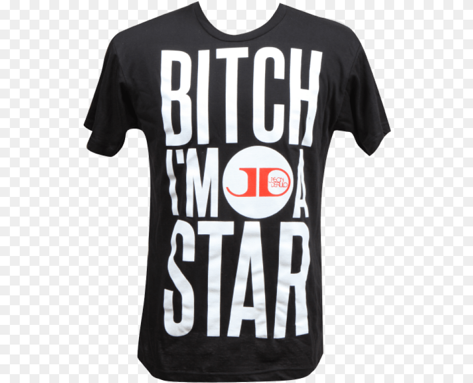 Im A Star Bitch, Clothing, Shirt, T-shirt Free Transparent Png