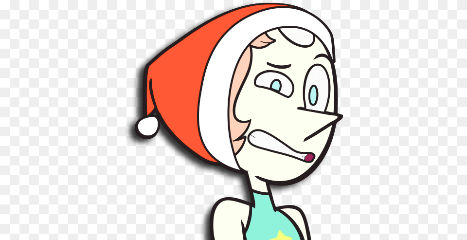 Im Screaming Bc My New Icon Is Pearl39s Face When She Steven Universe Christmas, Clothing, Hat, Baby, Person Free Png Download