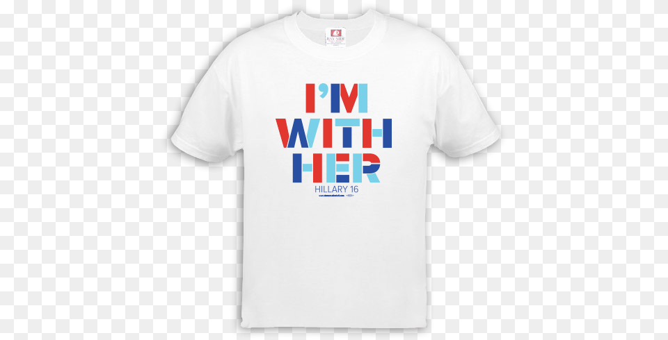 Im With Her Hillary T Shirt, Clothing, T-shirt Free Transparent Png