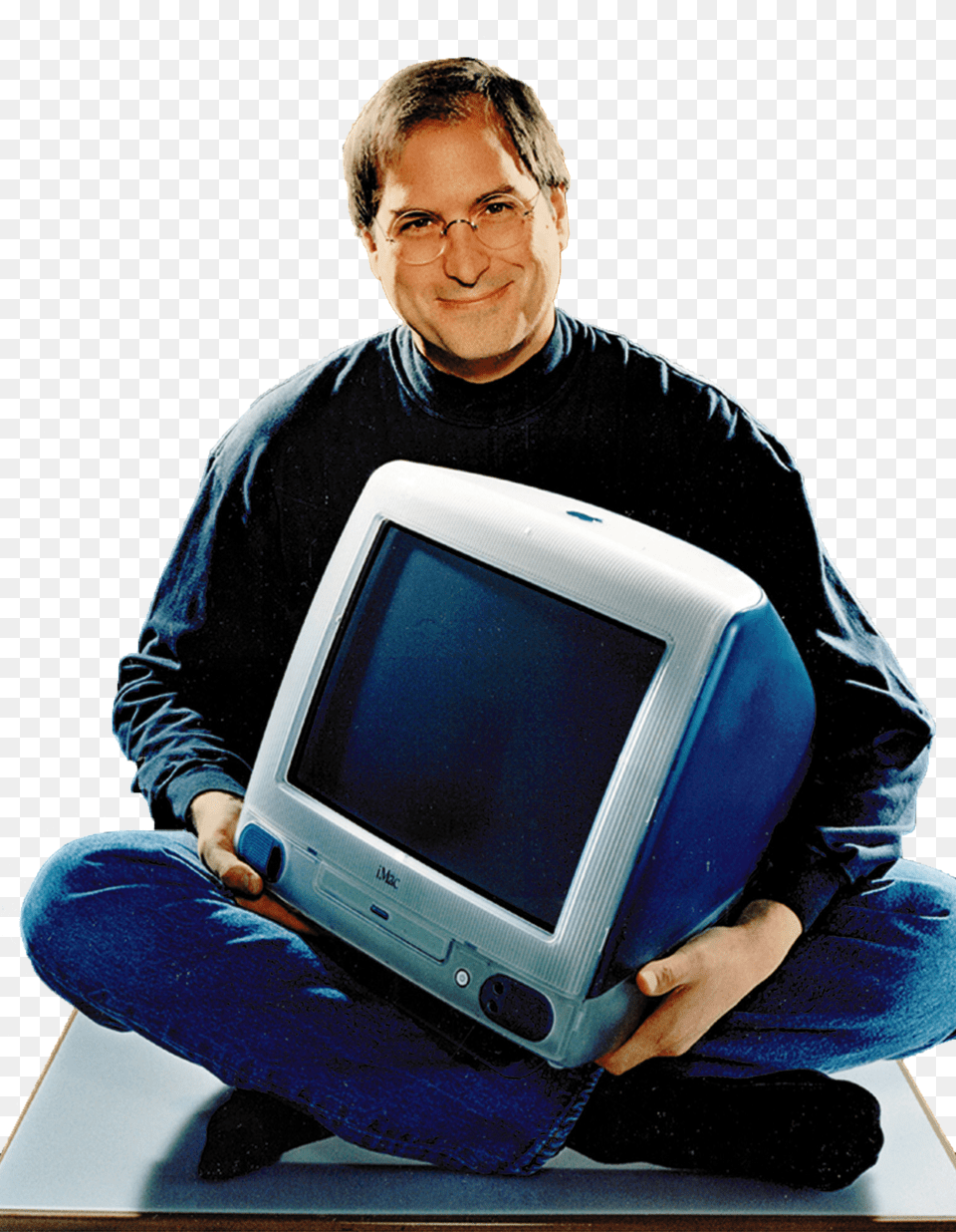 Imac G3 Steve Jobs, Screen, Photography, Computer Hardware, Electronics Free Png
