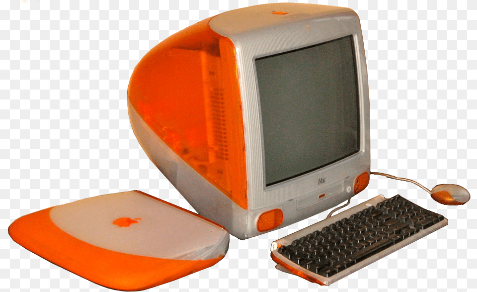 Imac G3 Tangerine Imac G3, Computer, Computer Hardware, Computer Keyboard, Electronics Png