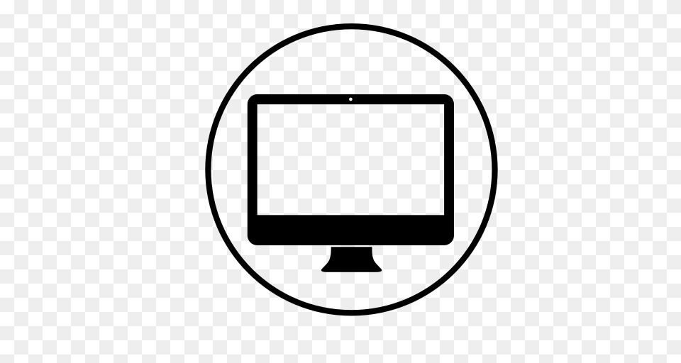 Imac Icon With And Vector Format For Unlimited Download, Gray Free Png