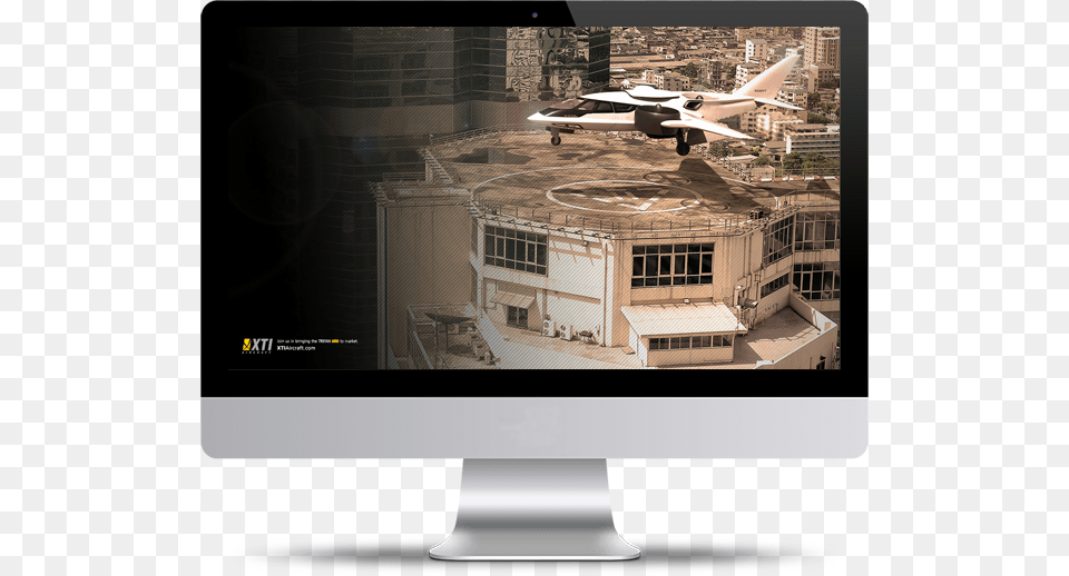 Imac Mockup Six Feet From Hell Salvation, Aircraft, Airplane, Transportation, Vehicle Free Png Download