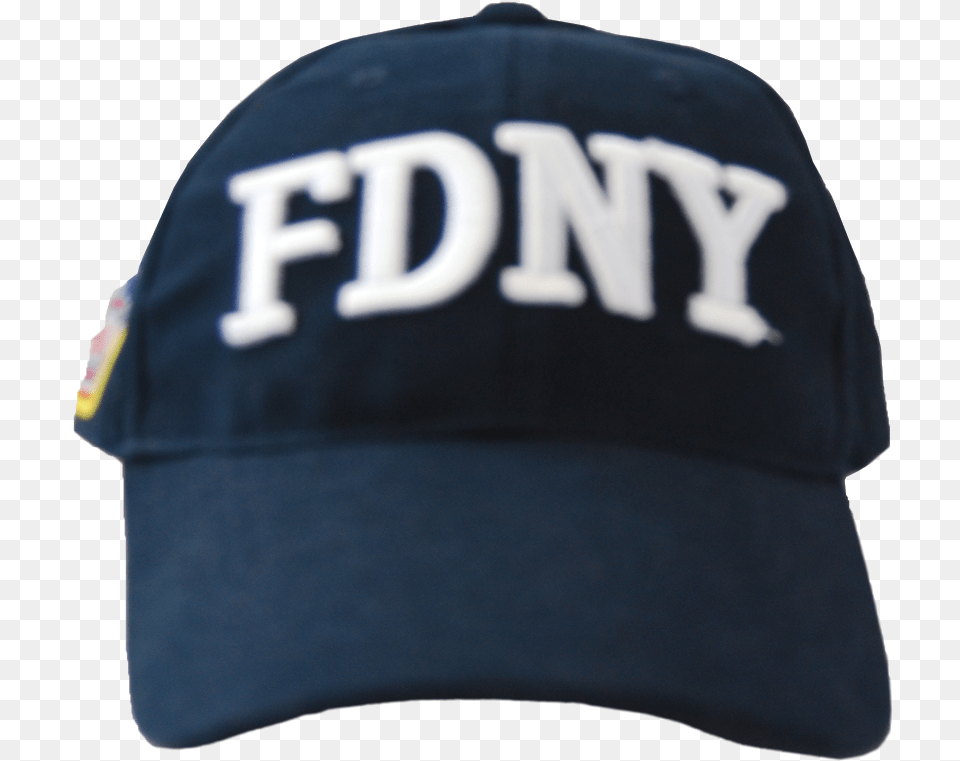 Image 1 Fdny Adults Navy Hat With White Front, Baseball Cap, Cap, Clothing, Person Png